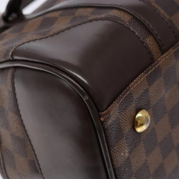 LOUIS VUITTON Damier Ebene Berkeley Hand Bag N52000 LV Auth 134725 - Picture 4 of 16